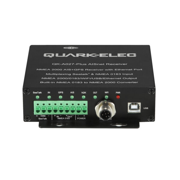 QK-A027-plus NMEA 2000 AIS+GPS Receiver with NMEA Multiplexer and Ethernet, N2K, WiFi,USB Outputs - Image 5