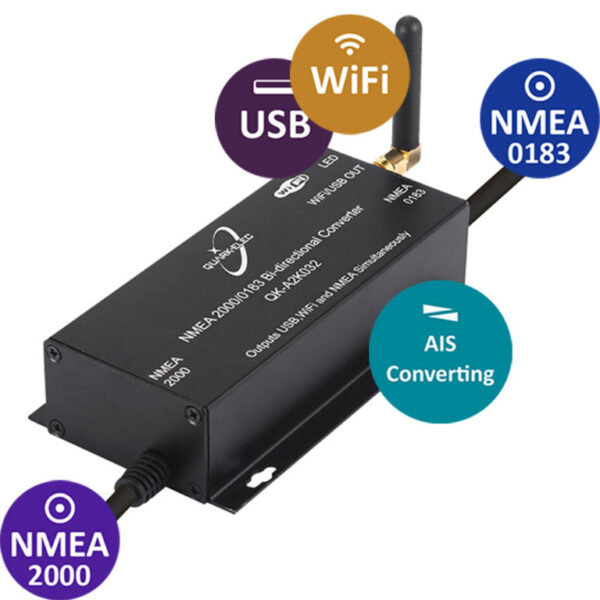 QK-A032 NMEA 2000/0183 Bi-directional Gateway + USB + WiFi - Image 3