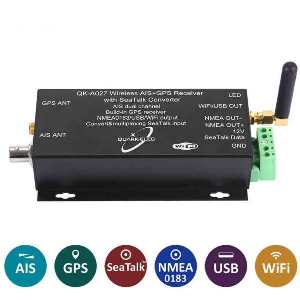 QK-A027 Wireless AIS Receiver with GPS + SeaTalk Converter